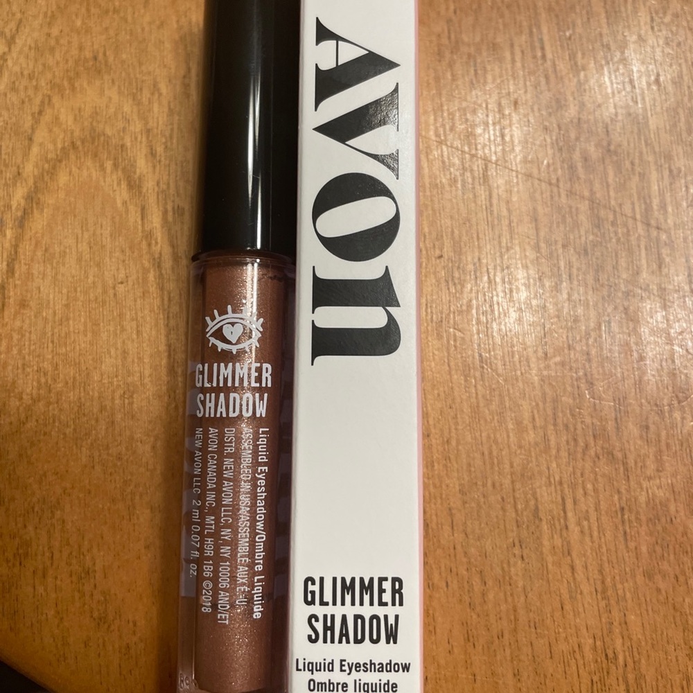 Avon Glimmer Shadow Liquid Eyeshadow Peach Sapphire 0.07 fl. oz.